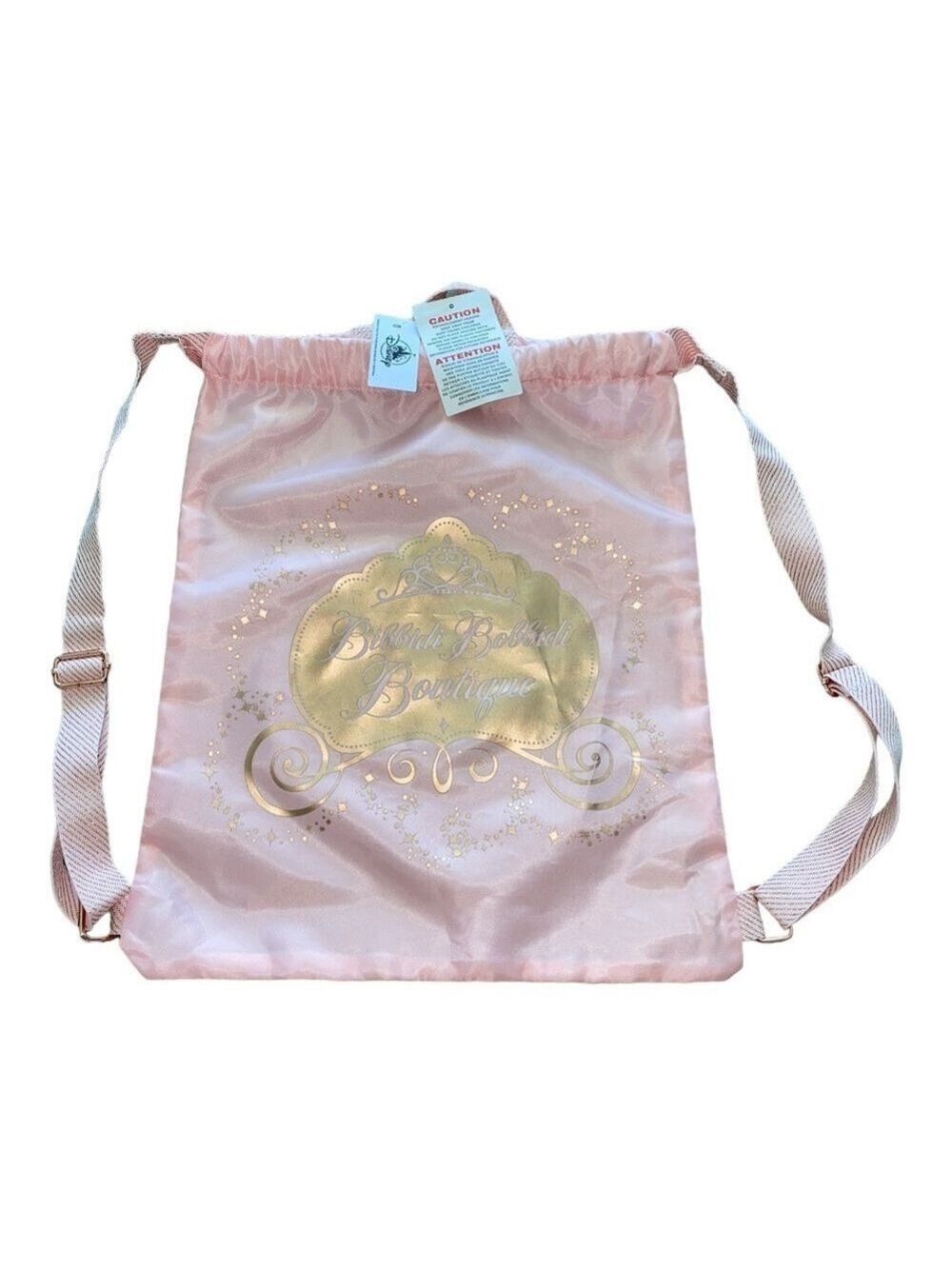 NWT New Bibbidi Bobbidi Boutique Pink Backpack Bag - Picture 2 of 5